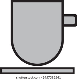 icono de desayuno color degradado formato eps
