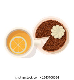 Breakfast icon. Isometric illustration of breakfast vector icon for web