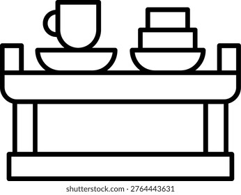 Breakfast Icon Vector Element line icon design vector icons