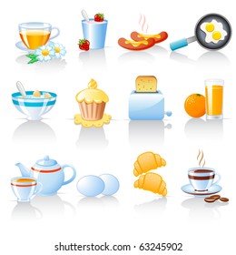 Breakfast icons