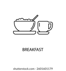 breakfast icons  symbol vector elements for infographic web