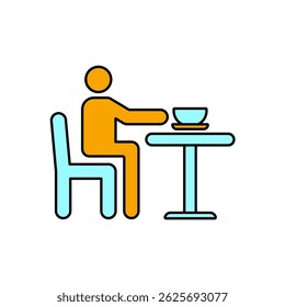 breakfast icons  symbol vector elements for infographic web