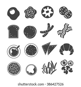breakfast icon,vector illustration