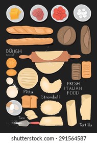 Breakfast illustration.