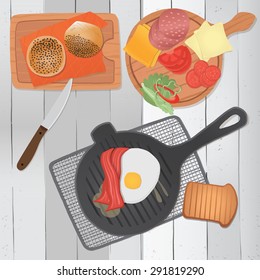 Breakfast illustration