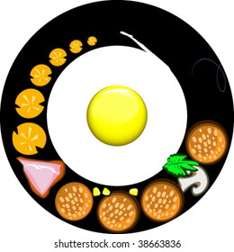 Breakfast illustration