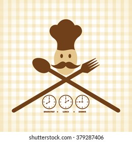 Breakfast Lunch and Dinner time menu card design stock vector
