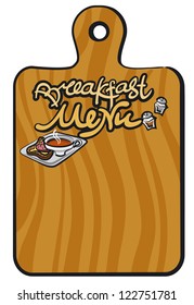 breakfast menu background