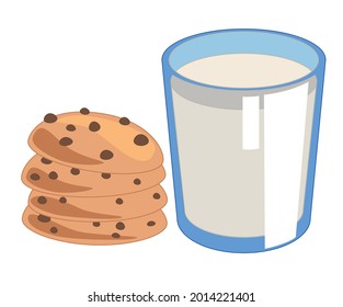 Breakfast menu by vector, computer graphic colorful and cute