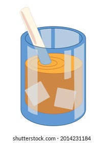 Breakfast menu by vector, computer graphic colorful and cute