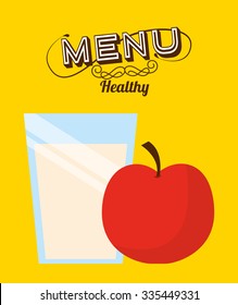breakfast menu design, vector illustration eps10 graphic 