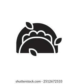 Breakfast Omelette Filled Icon Vector Illustration