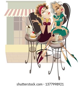 breakfast in a Parisian cafe