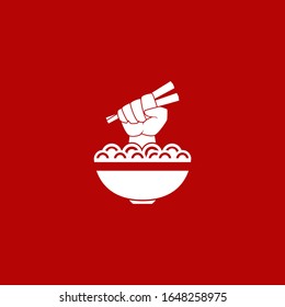 Breakfast Ramen Logo Design Template