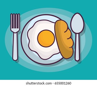breakfast related icons