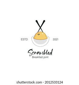 Breakfast restaurant concept logo vector
