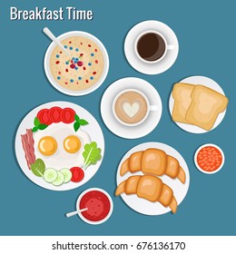 Breakfast set.