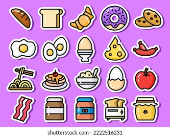 Breakfast set meal fried egg cereal noodle rice meal lunch dinner eat supper bread croissant nut jam bakery flour pastry bake baguette gourment tasty food