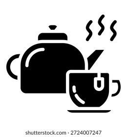 Colección de icono de Vector simple de desayuno