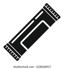 Breakfast snack bar icon simple vector. Energy food. Protein pack