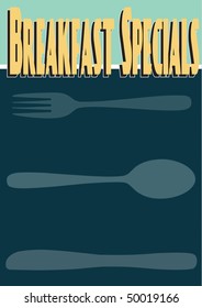 Breakfast Specials Menu Template