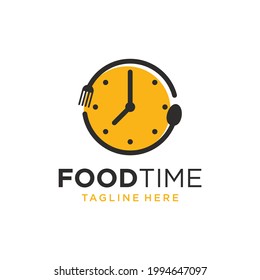 breakfast time icon, eating time logo template