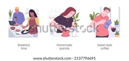 Similar – Image, Stock Photo cup Nutrition Breakfast