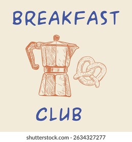 Breakfast time vector design. Morning time artwork, Fresh start your day. Breakfast time vector design. Morning time artwork for apparel, sticker, batch, background, poster and others