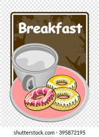 breakfast, vector