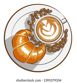 breakfast vector graphic clipart design