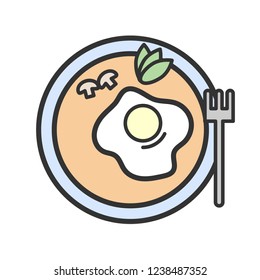 breakfast vector icon