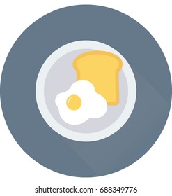 
Breakfast Vector Icon
