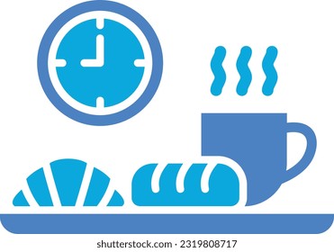Icono del vector del desayuno. Se puede usar para imprimir, móviles y aplicaciones web.