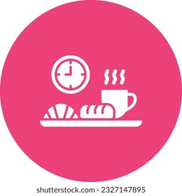 Icono del vector del desayuno. Se puede usar para imprimir, móviles y aplicaciones web.
