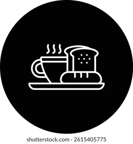 Breakfast vector icon. Can be used for printing, mobile and web applications.
