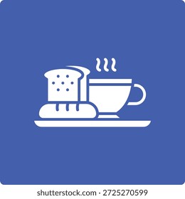 Icono de Vector de desayuno. Se puede utilizar para aplicaciones de impresión, móviles y de Web.