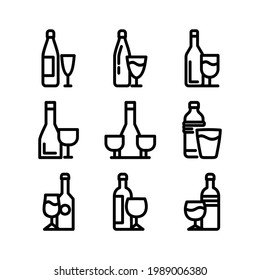 Symbol für das Frühstück oder Logo einzeln auf Zeichen, Vektorgrafik - Sammlung von hochwertigen Vektorsymbol in schwarzem Stil
