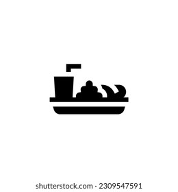 breakfest icon vector graphic with colors