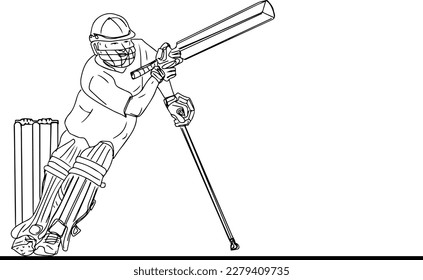 Breaking Barriers: Disabled Man Triumphs in Cricket with Crutches" "Cricket Champion: Disabled Man Shows Incredible Strength" "The Power of Perseverance: Disabled Man's Cricket Success" Sketch drawing