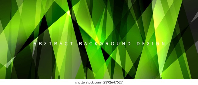 Breaking Glass Background, Kaleidoscope effect. Transparent Straight Lines. Dynamic Light Rays effect. Vector Illustration For Wallpaper, Banner, Background, Card, Book Illustration, landing page