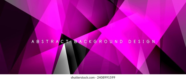 Breaking Glass Background, Kaleidoscope effect. Transparent Straight Lines. Dynamic Light Rays effect. Vector Illustration For Wallpaper, Banner, Background, Card, Book Illustration, landing page