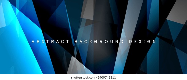 Breaking Glass Background, Kaleidoscope effect. Transparent Straight Lines. Dynamic Light Rays effect. Vector Illustration For Wallpaper, Banner, Background, Card, Book Illustration, landing page