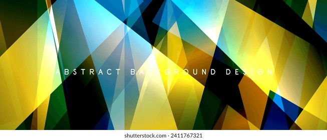 Fondo de cristal de rotura, efecto Kaleidoscope. Líneas rectas transparentes. Efecto Rayos de luz dinámicos. Ilustración vectorial para fondo de escritorio, pancarta, fondo, tarjeta, ilustración del libro, página de inicio