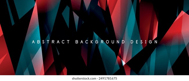 Breaking Glass Background, Kaleidoscope effect. Transparent Straight Lines. Dynamic Light Rays effect. Vector Illustration For Wallpaper, Banner, Background, Card, Book Illustration, landing page