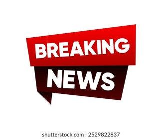 Breaking Live News poster. Bars for news and sport channels, streaming and broadcasting. TV background and internet video stream concept. Vector illustration.