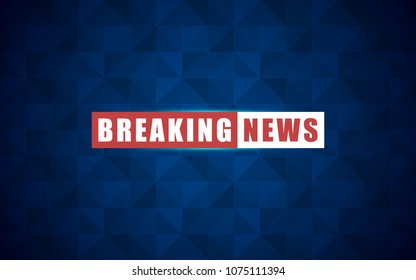 Breaking news background, vector illustration