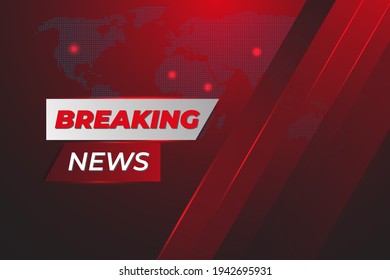 Breaking news background. Vector illustration breaking news, backdrop, hot news, live news background