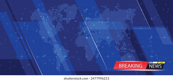 Breaking news background webpage header banner design