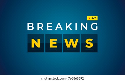 Breaking News background, World News modern concept. TV News Design. Vector illustration EPS 10