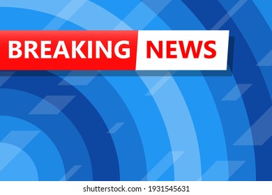 Breaking News Bakground Illustration World Global TV